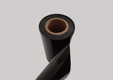 Non Toxic Black PET Film Flat Surface Soft Hardness With Cutting Thickness 188um